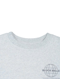Oversized sweat trainer(ICE GRAY)