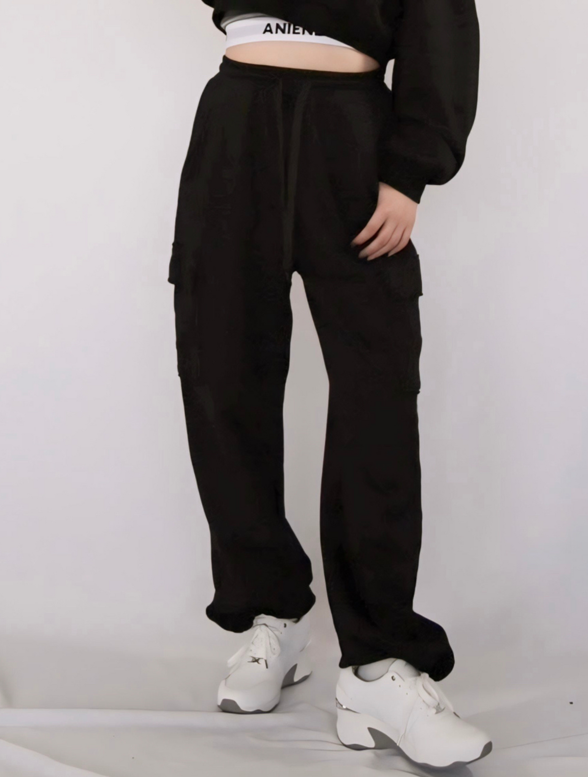 2way sweat cargo pants