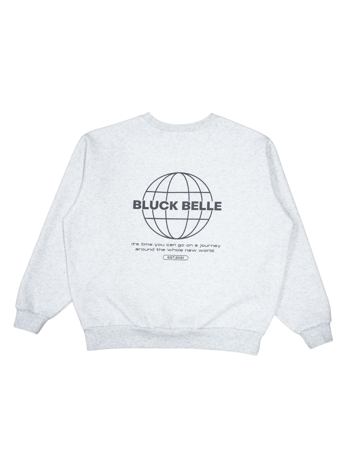 Oversized sweat trainer(ICE GRAY)