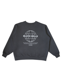Oversized sweat trainer(CHARCOAL)