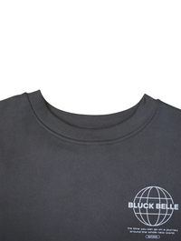 Oversized sweat trainer(CHARCOAL)