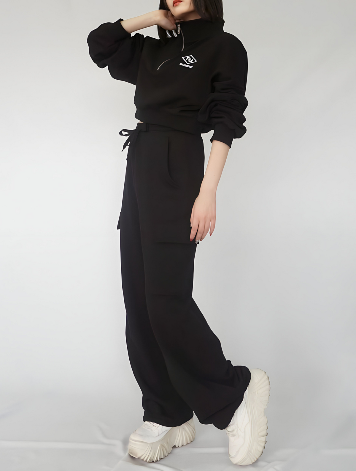 2way sweat cargo pants