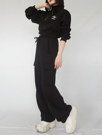 2way sweat cargo pants
