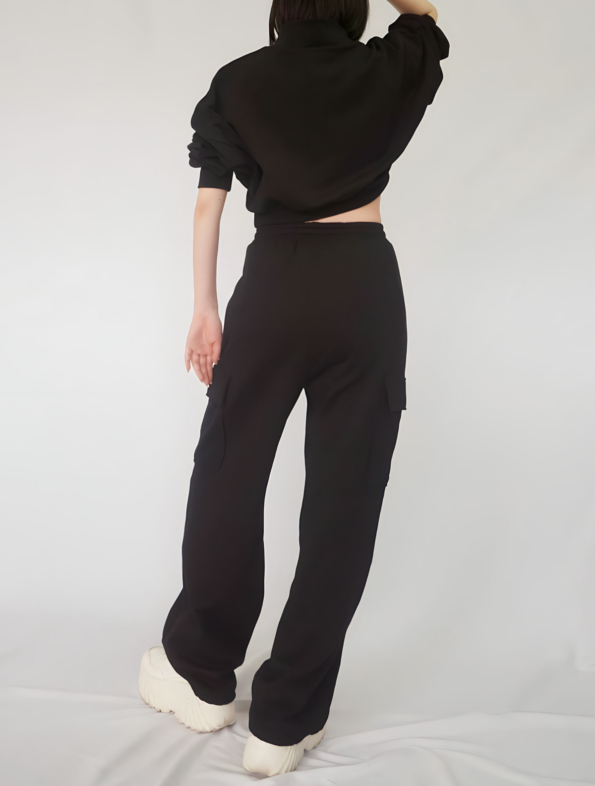 2way sweat cargo pants