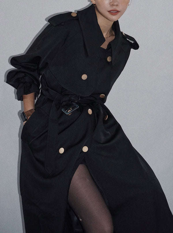 Classy long trench coat