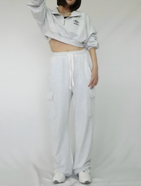 2way sweat cargo pants