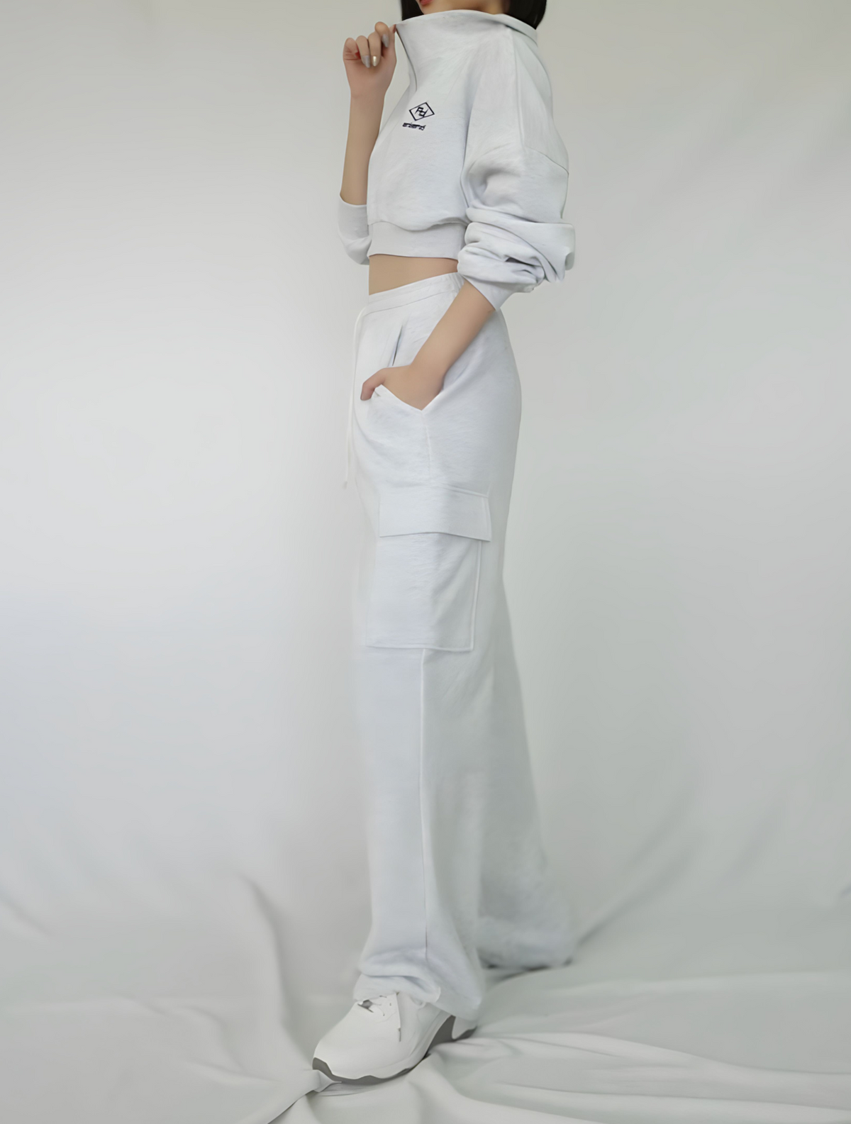 2way sweat cargo pants