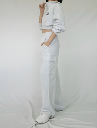 2way sweat cargo pants