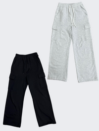 2way sweat cargo pants