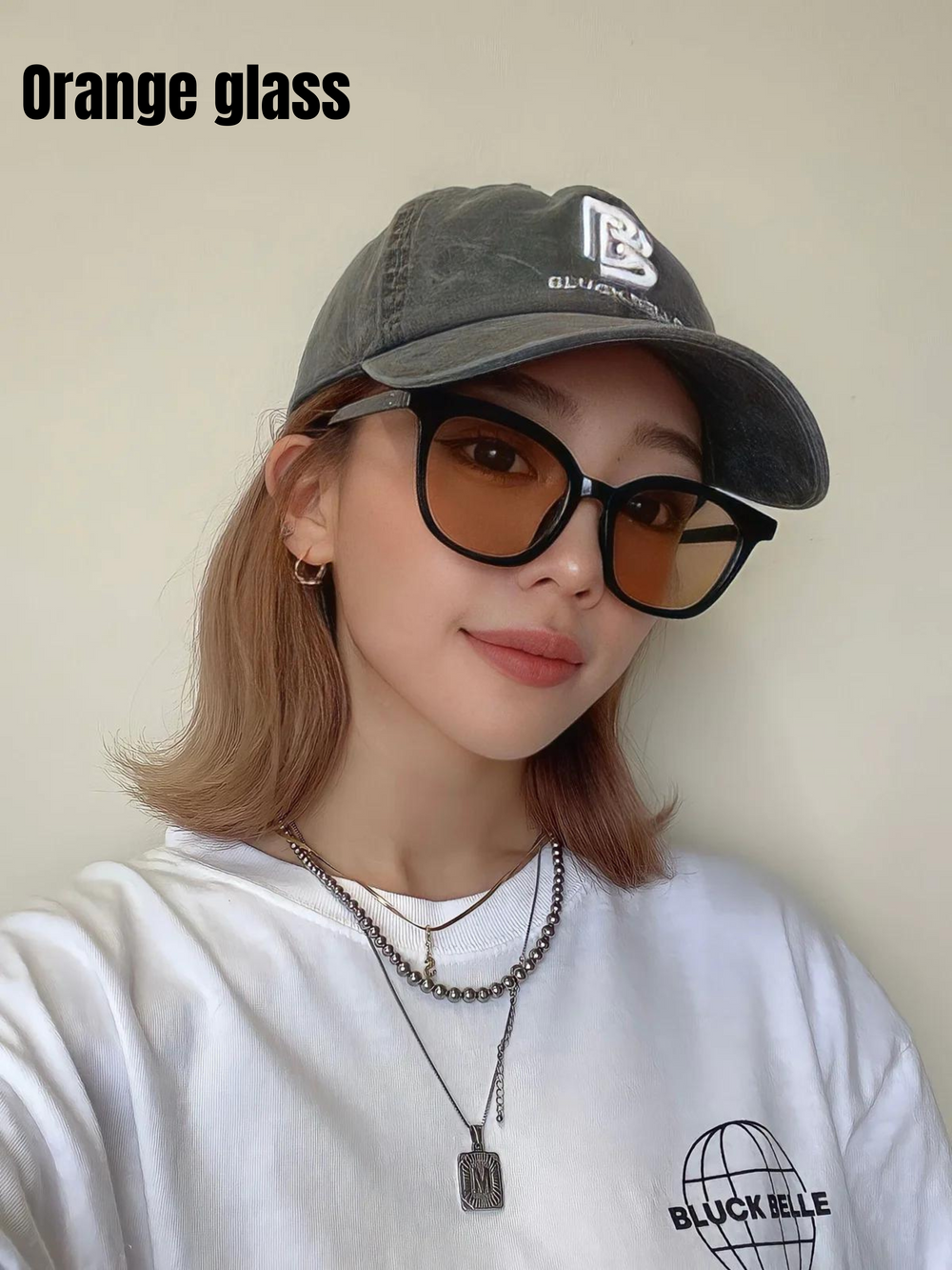 BB Vintage cap & Glass set