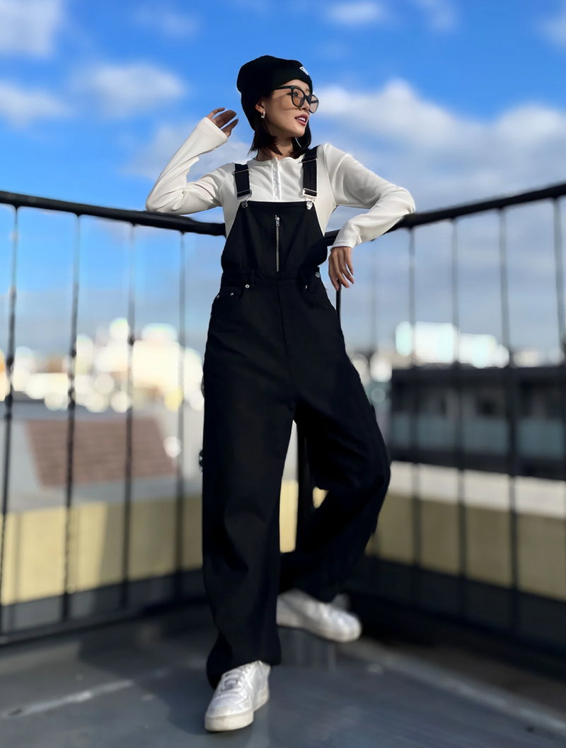 Over denim salopette – ANIEND