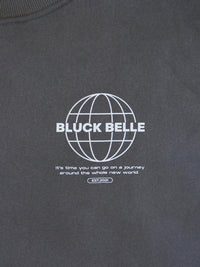 Oversized sweat trainer(CHARCOAL)