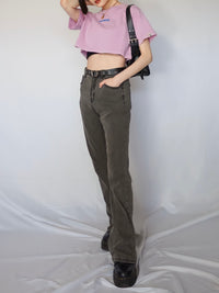 Logo pigment short tee(PURPLE)