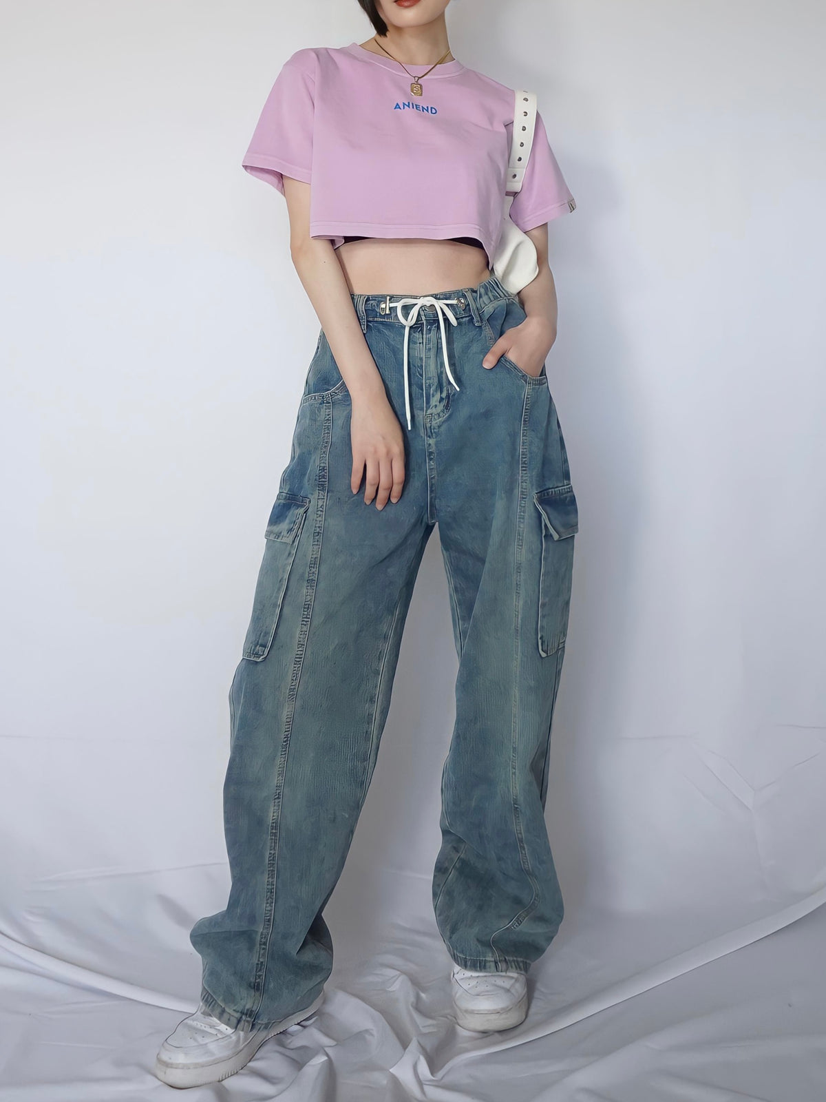 Logo pigment short tee(PURPLE)