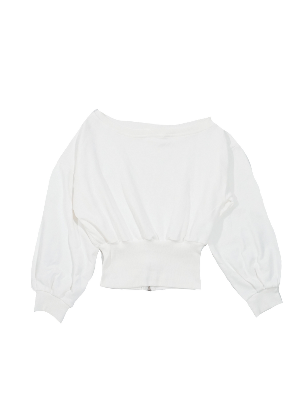 Back chuck off shoulder top