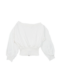 Back chuck off shoulder top