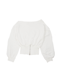 Back chuck off shoulder top