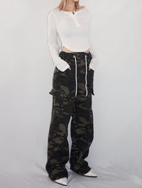 Henry neck round tee(3color)