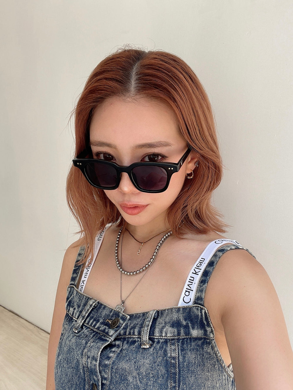 【1万円以上のお買い物でプレゼント】Wide frame color glass(DARK GRAY)