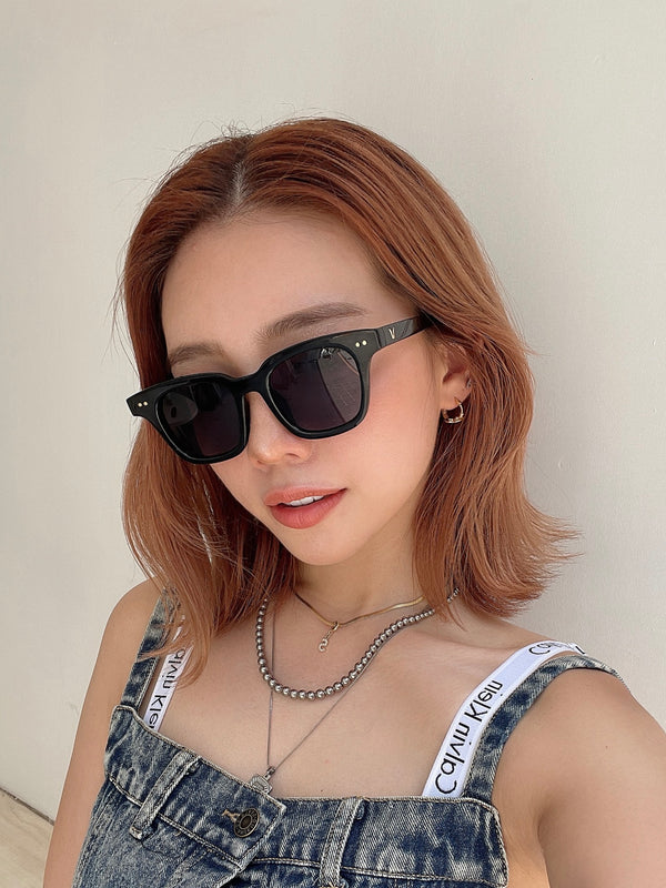 Wide frame color glass(DARK GRAY)