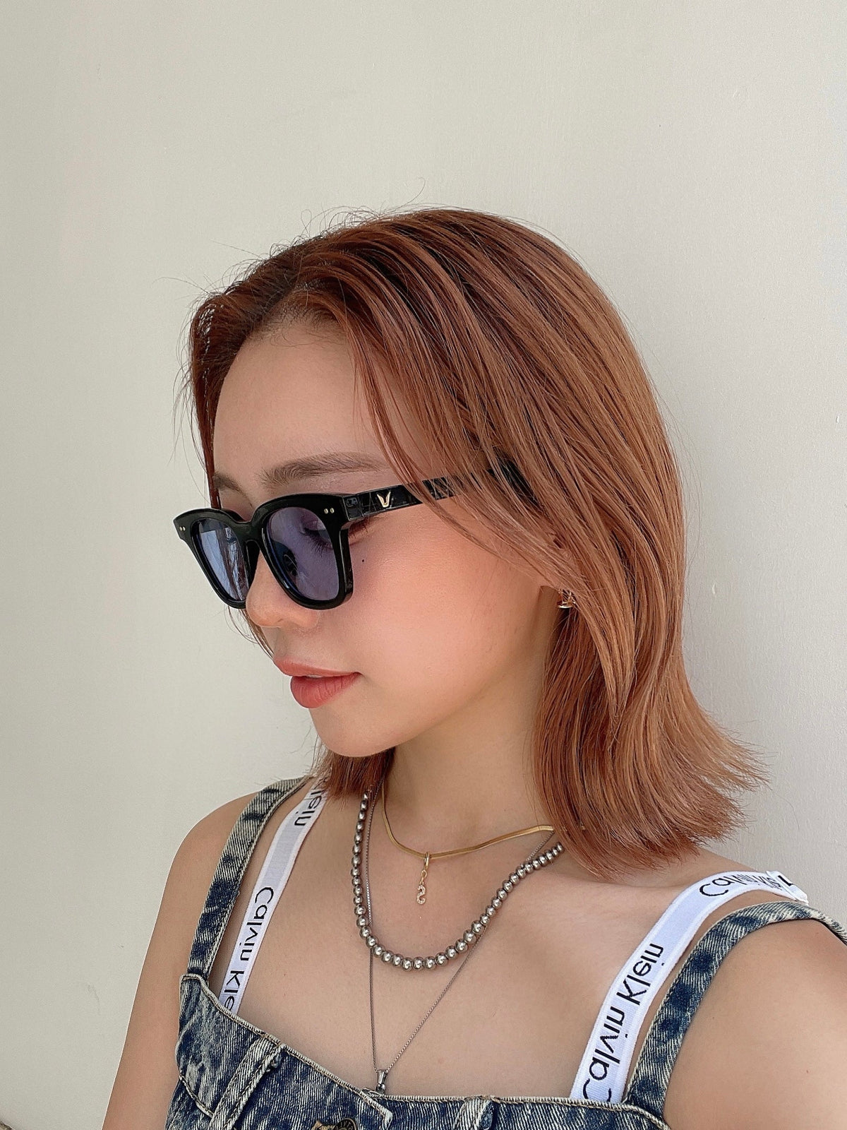 【1万円以上のお買い物でプレゼント】Wide frame color glass(BLUE)