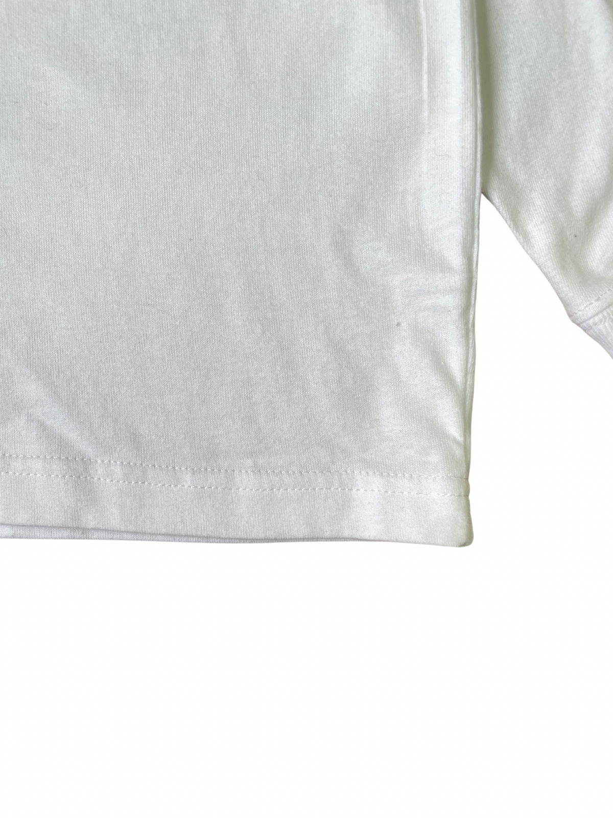 AD point logo long tee(WHITE)