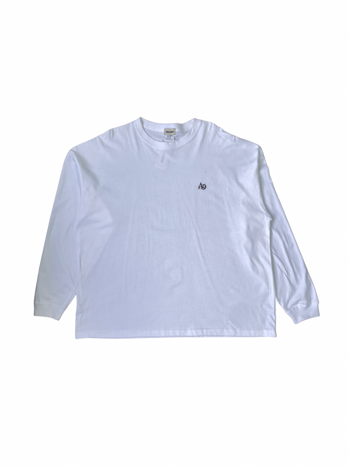 AD point logo long tee(WHITE)