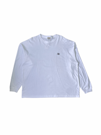 AD point logo long tee(WHITE)