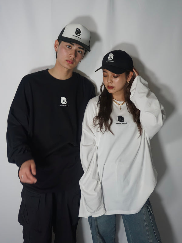 BB original over tee(BLACK刺繍)