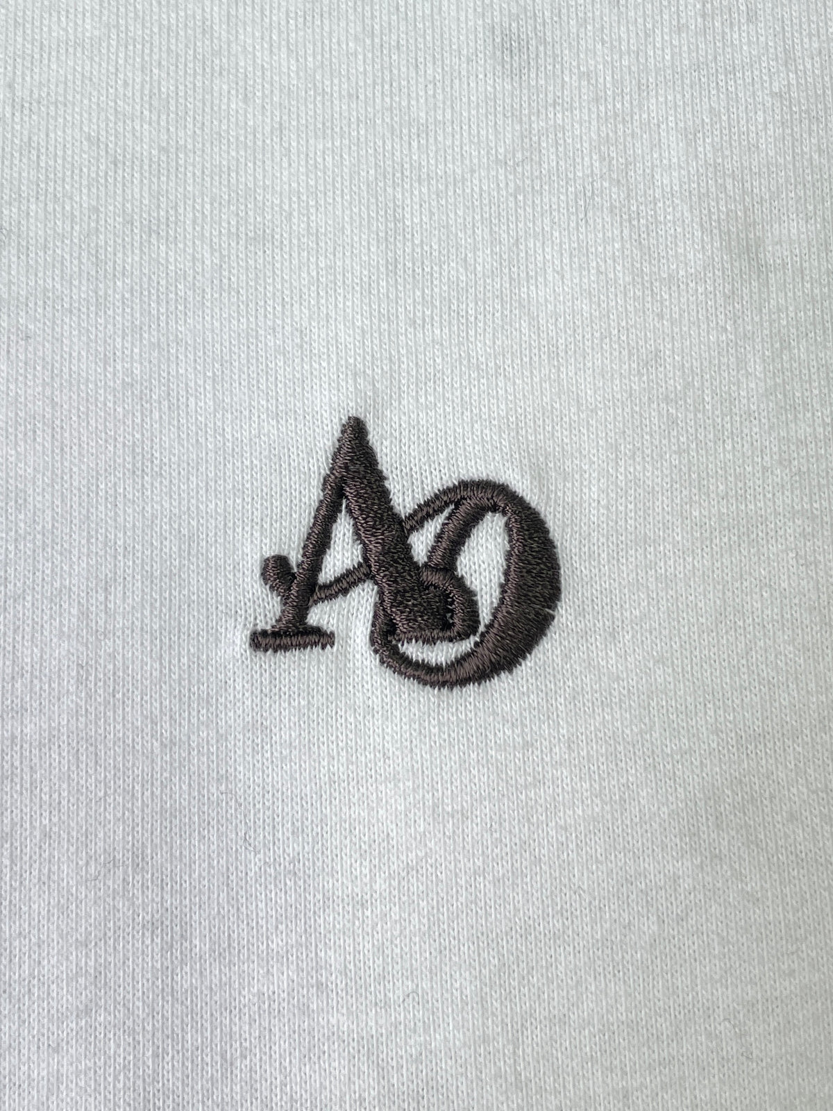 AD point logo long tee(WHITE)