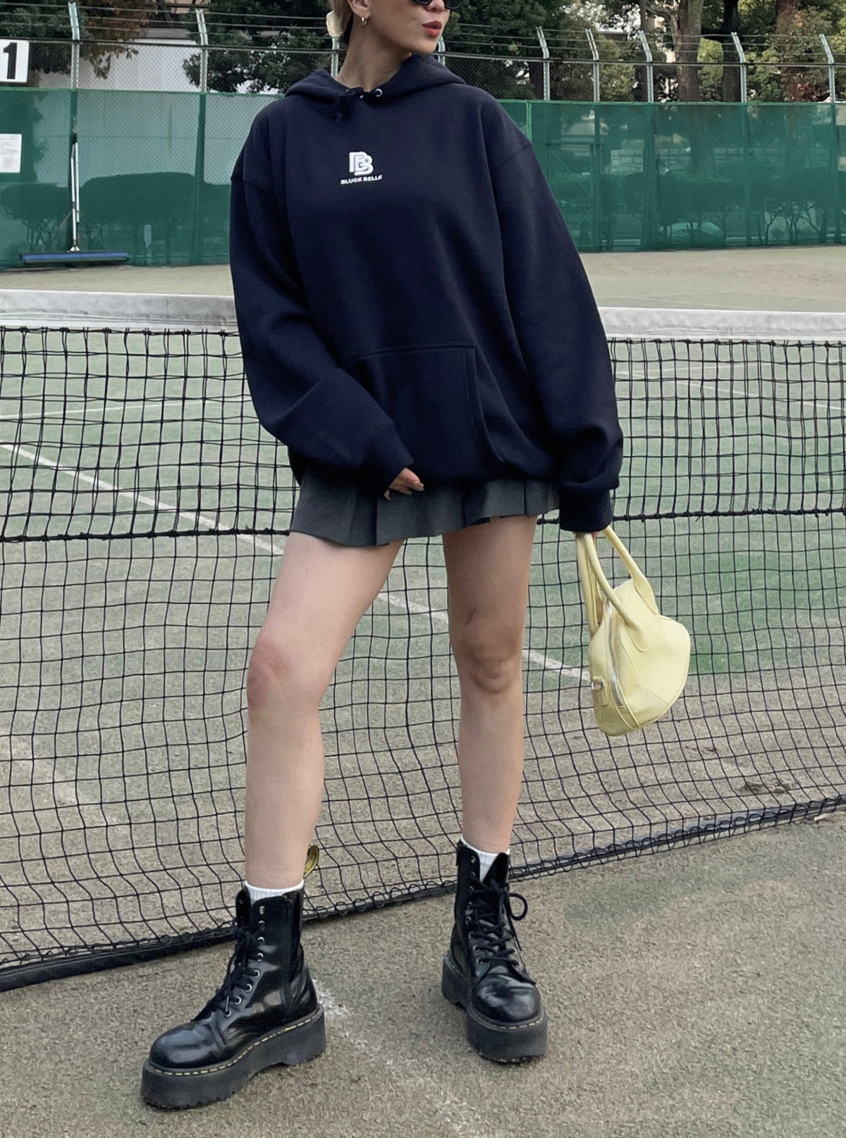 BB original logo hoodie(NAVY)