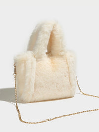 Fluffy mini tote bag (five colors)
