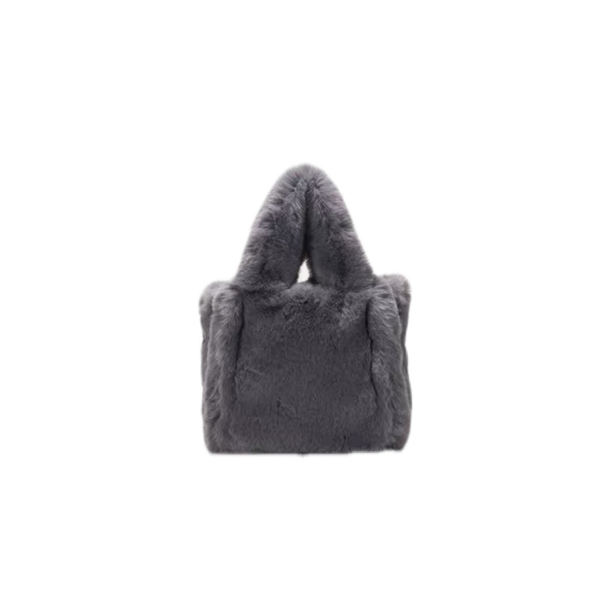Fluffy mini tote bag (five colors)