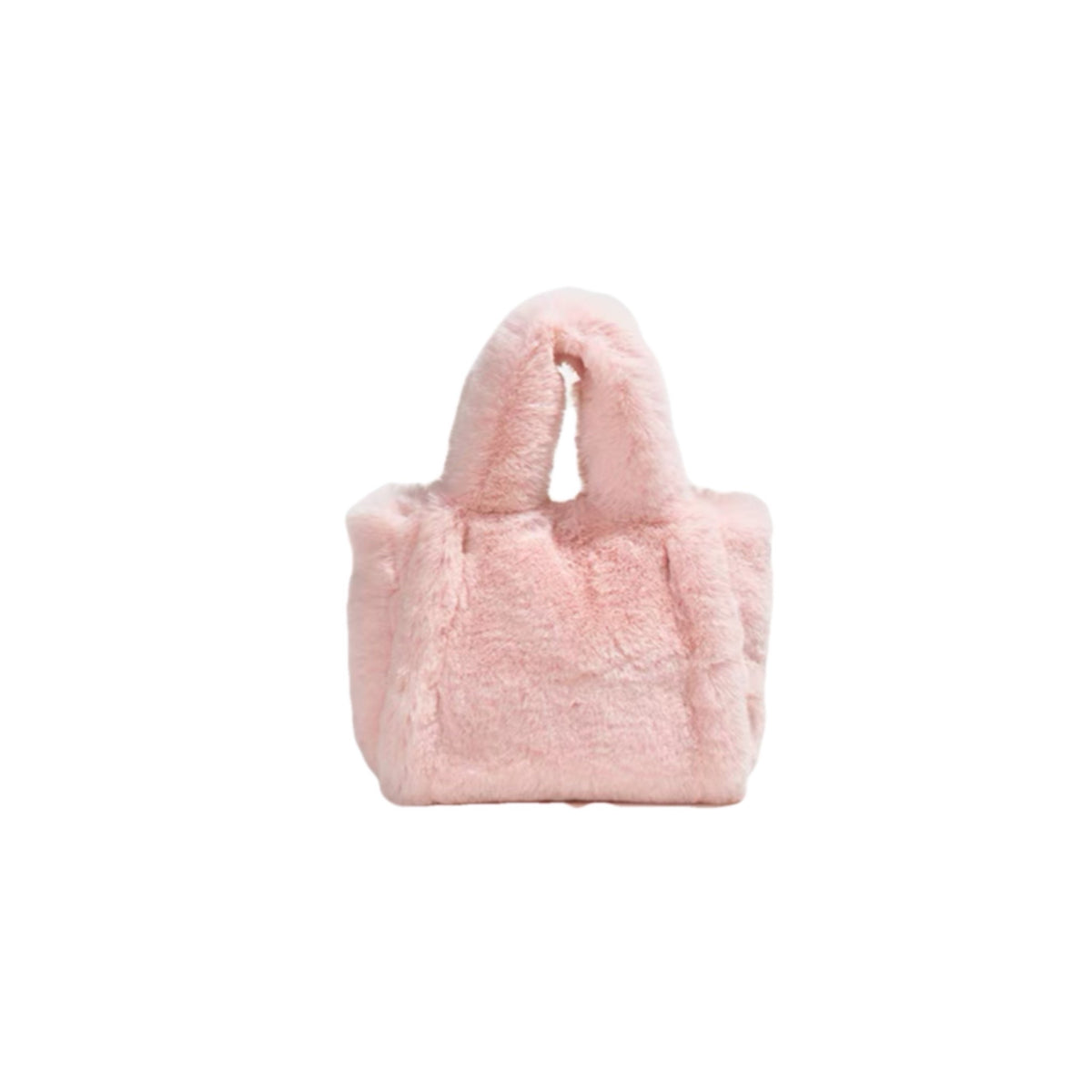 Fluffy mini tote bag (five colors)