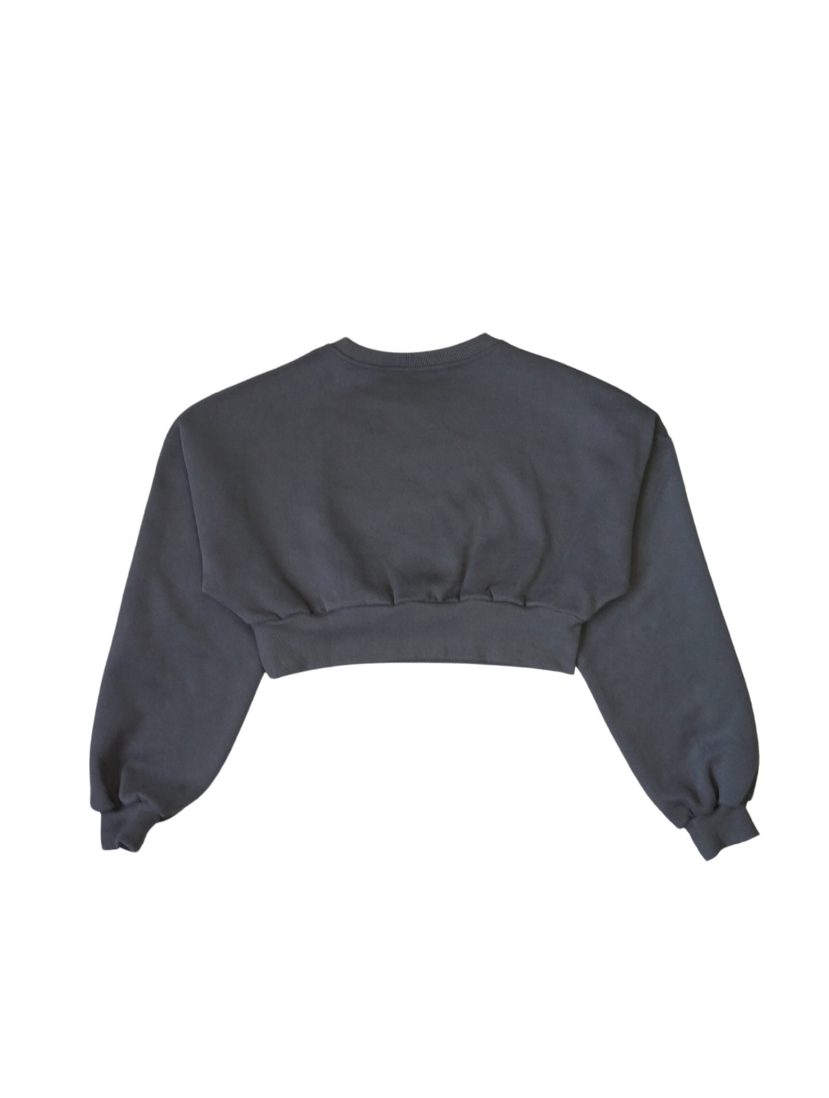 Cropped sweat trainer（CHARCOAL）