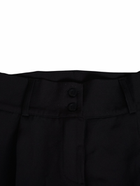 High waist tapered pants（BLACK）