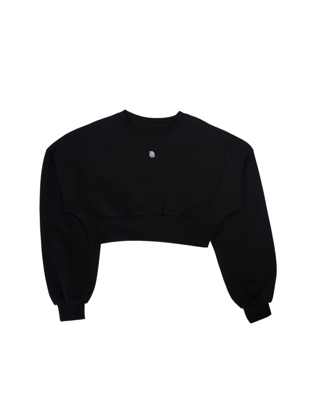 Cropped sweat trainer（BLACK）
