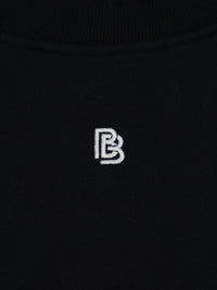 Cropped ＆ ２way cargo sweat setup（BLACK）