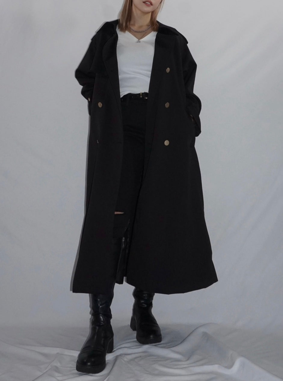 Classy long trench coat – ANIEND