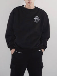 Oversized swet trainer（BLACK）