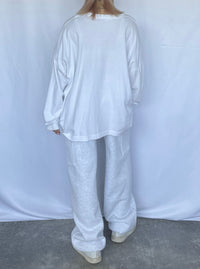 Cropped ＆ ２way cargo sweat setup（ICE GRAY）