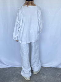 Oversized ＆ ２way cargo sweat setup（ICE GRAY）