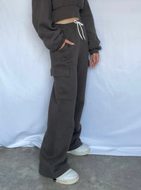 ２way  cargo sweat pants（CHARCOAL）