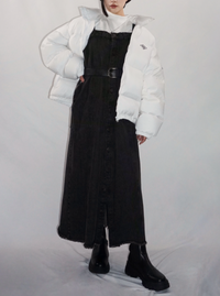 White light down blouson