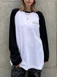 Raglan sleeve logo tee