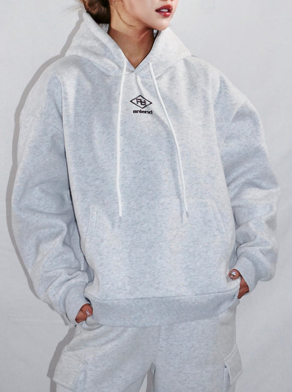 ANEIND original logo hoodie（ICE GRAY）