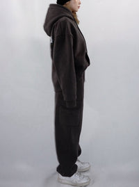 ANEIND original logo hoodie（CHARCOAL）