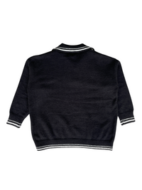 Skipper design AD logo knit（BLACK）