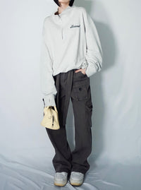 ANIEND original half zip ''001''