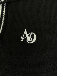 Skipper design AD logo knit（BLACK）